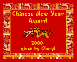 Cheryl's CNY Award