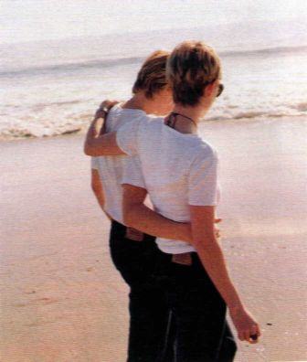 Ellen and Anne on the beach...