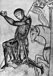 A knight, The Medieval Soldier, Vesey Norman, page 212