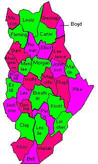 Counties Covered by EKGLN