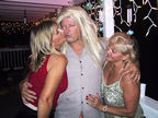 2001 Christmas Party @ Jennifer's - Stealing a smooch from Fabio