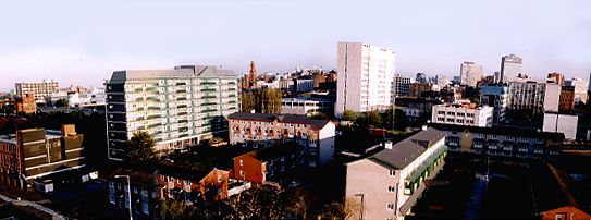 View from the top of Silkin Court