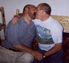 Gary & Derek snogging