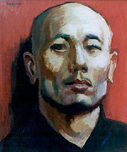 Paintings by Gashar - "Man Head (Asian)"