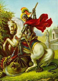 Icon of St. George The Roman