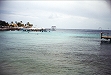 View of the pier from Hooks Hut Beach