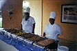 Some of the Side Dishes and our Servers