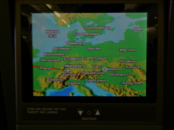 Some cool GPS of our flight into Vienna