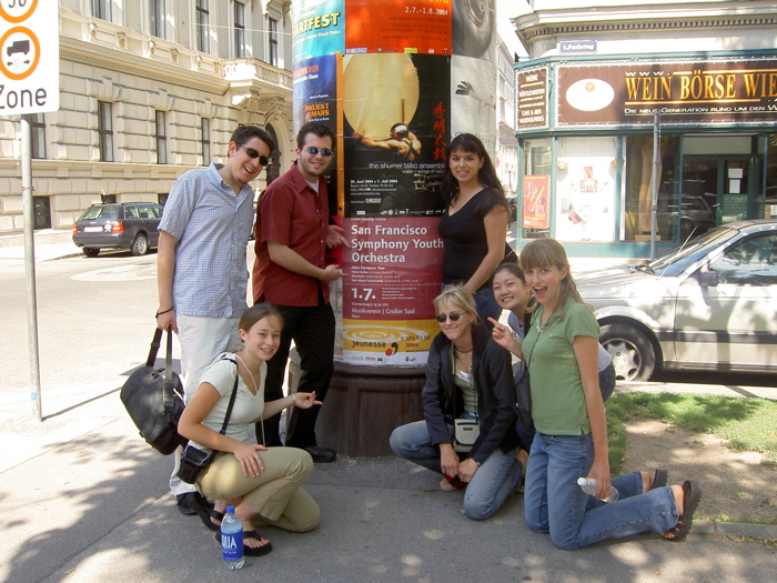 Vienna YO Poster with people