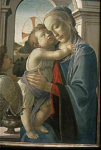 Mary with the child, Jesus