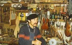 Raul in our workshop