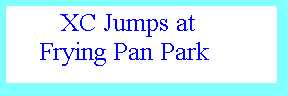 Jumps at Frying Pan Park