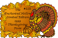 Thanksgiving Pixie Certificate #115