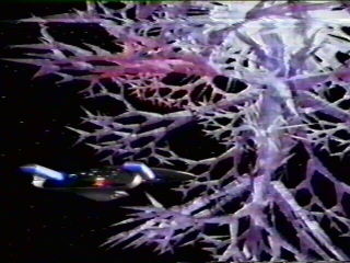 Crystalline entity that absorbed all life energy from entire planets