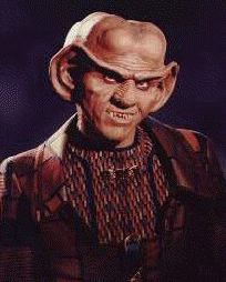 Quark - Ferengi who is owner of the bar on the prominade of Deep Space Nine - Armin Shimmerman