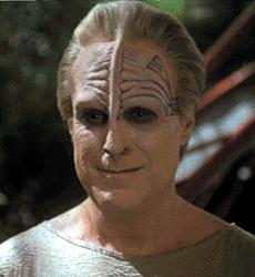 One of the Sky Spirit people who spoke to Chakotay -Richard Fancy