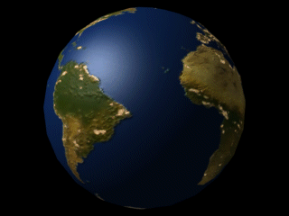 High Resolution Earth Map 1.46Mb