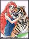 Mikami & a tiger