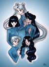 Outer Senshi & Usagi