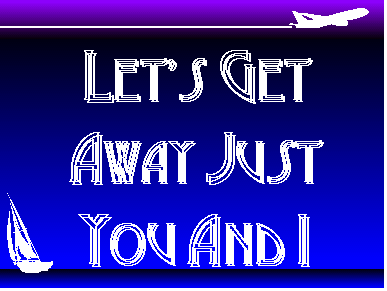 let's get away