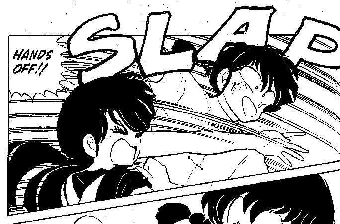 SLAP! Gosh that's a big sound effect!