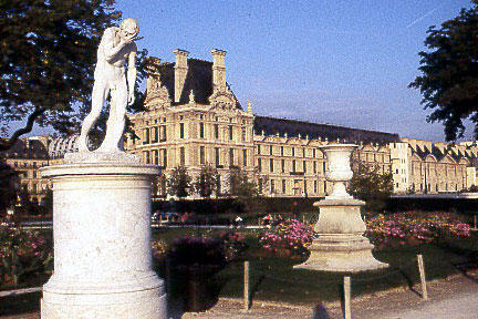 Beautiful Carrousel Gardens, Paris