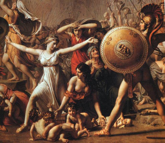 The Sabine Women by Jaques Louis David